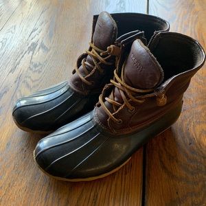 Womens Sperry rain duck boots